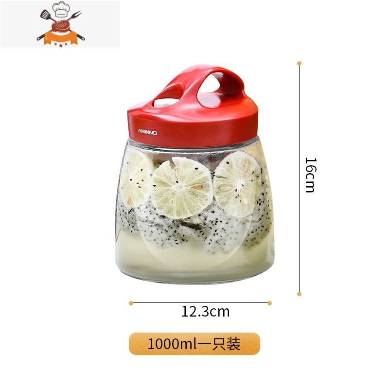 敬平泡菜罐玻璃泡菜坛子家用密封罐食品级加厚大号泡酒腌菜酸菜咸菜罐图片