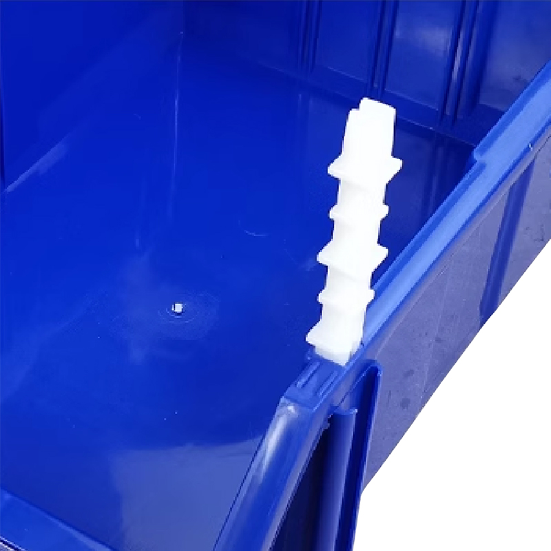 翌嘉 YJ4121779斜口组合式零件盒收纳分类货架型盒箱 蓝色 8只装 820*603*1070高清大图