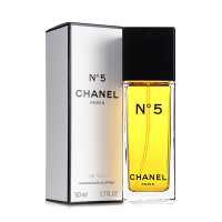 CHANEL 香奈儿香水 N°5五号女士淡香水(经典)EDT50ml 女士香水
