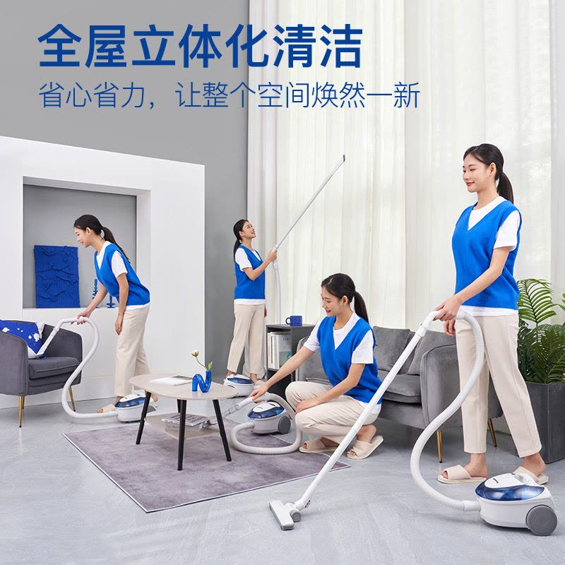 松下(Panasonic)吸尘器卧式家用小型大功率大吸力高效过滤手持扫地机吸地机 MC-C20A图片