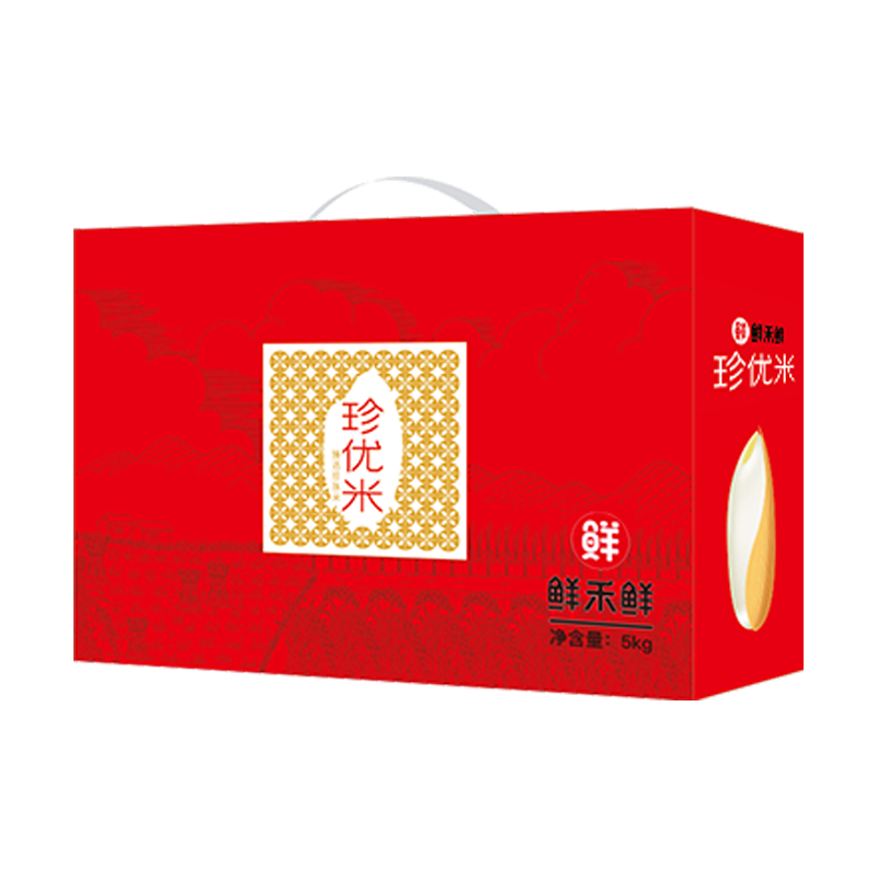 鲜禾鲜生态五常大米5kg非转基因绿色健康安全低糖养生优质食材高清大图