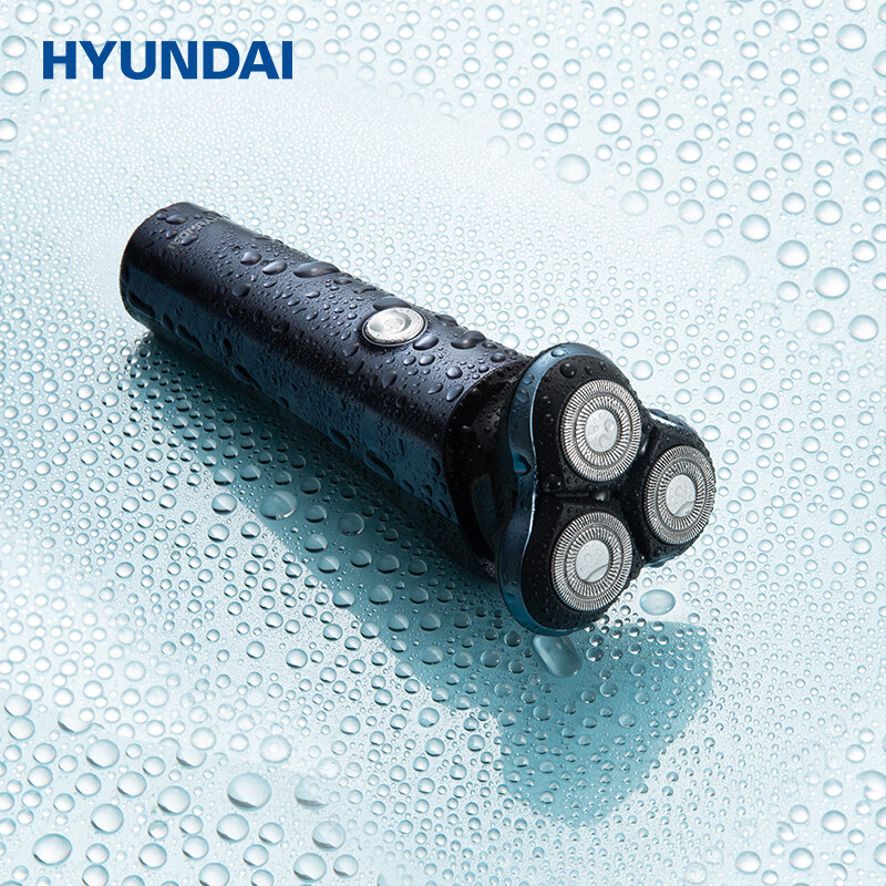 HYUNDAI男士电动三头浮动式剃须刀YS808普通装高清大图