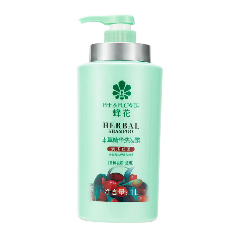 蜂花 本草精华洗发水润泽丝滑洗发露1L