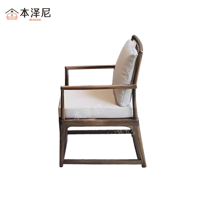 本泽尼 木椅 HTZ-MY801 650*760*880mm 把高清大图