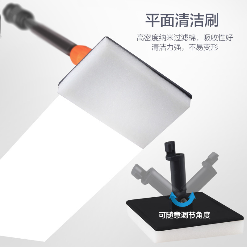 鱼缸刷子清洁长柄擦洗鱼缸刮藻刀鱼缸清洁刷鱼缸清理清洁工具高清大图