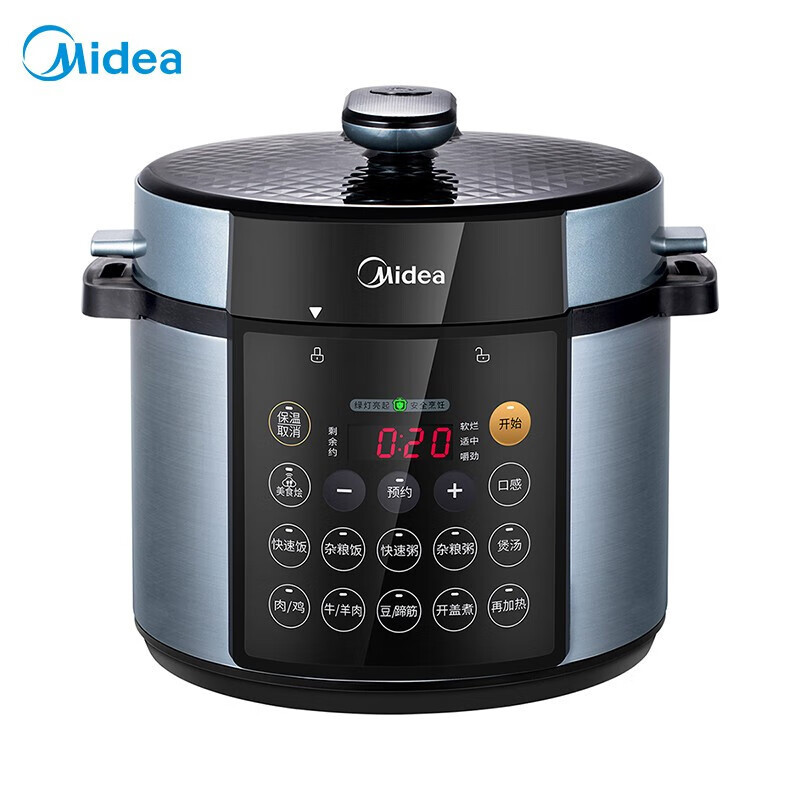 美的(Midea) YL50Simple107 电压力锅 5L双胆家用智能预约电高压饭煲