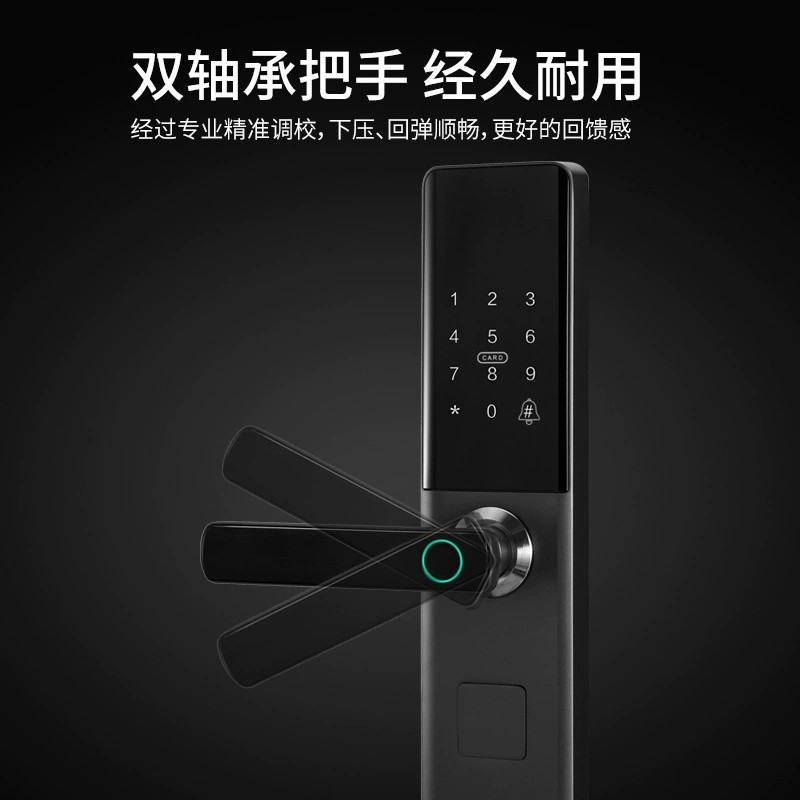 卡修斯指纹锁密码锁全自动智能锁家用电子锁防盗智能门锁