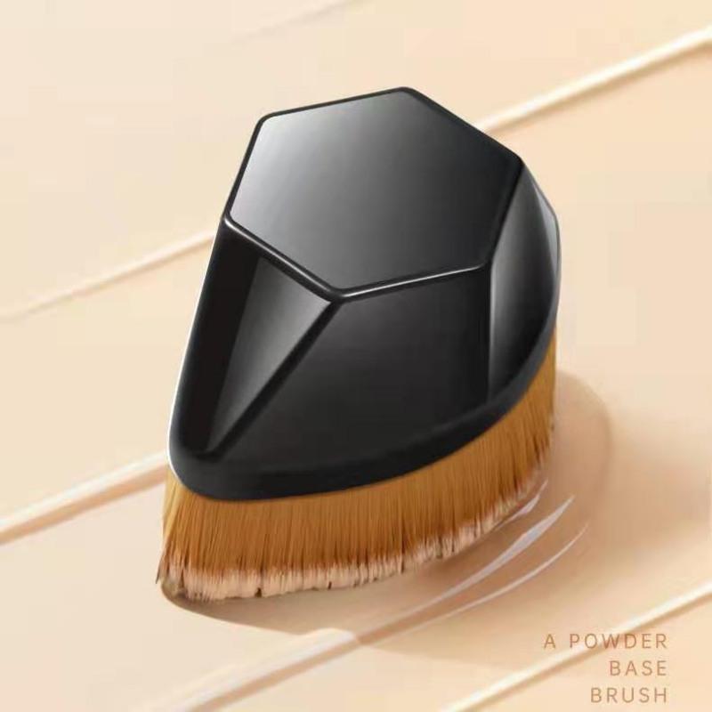 55号刷1个装人造纤维诗馨语55号粉底刷不吃粉化妆师专用无痕平头收纳