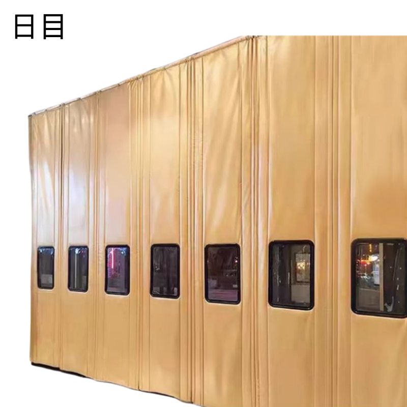 日目 PU皮革棉门帘隔音保暖帘 定制款/平方米高清大图