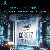 雷神 911ST二代(十代酷睿i7-10750H 32GB 1TB+512GB GTX1650Ti 144Hz屏)15.6英寸窄边框轻薄设计游戏本笔记本电脑 定制版