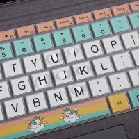 微软surfacepro7键盘膜pro6笔记本电脑laptop2保护贴膜ne|微软book1/2/lap/2[懒散的猫]