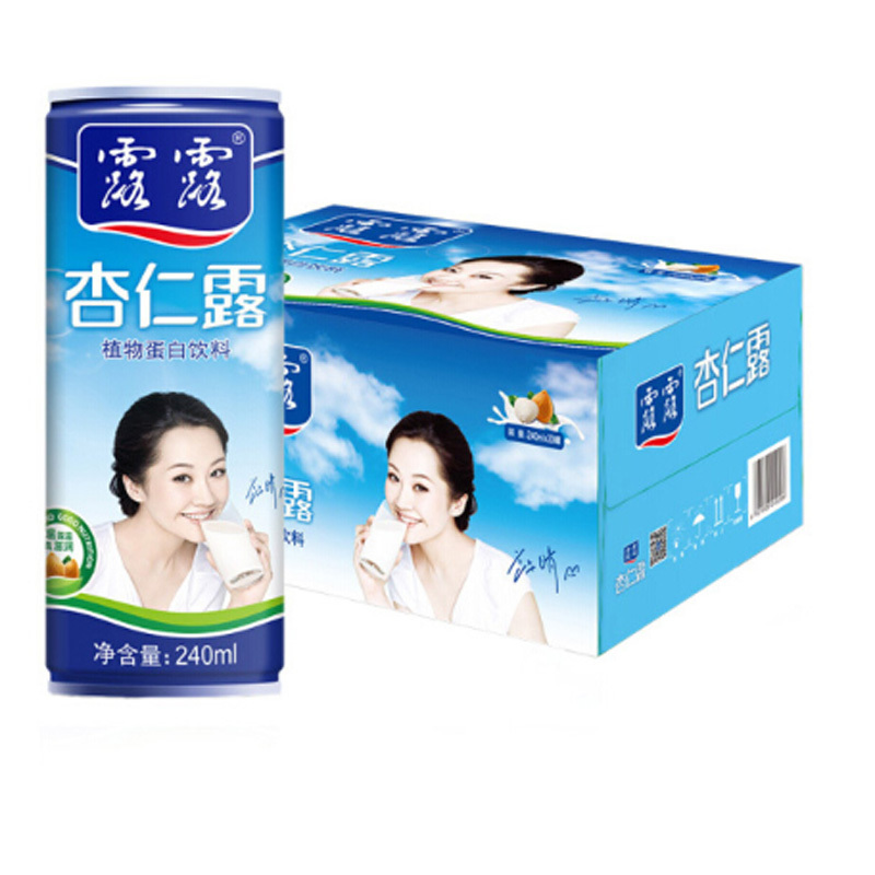 首福 露露经典款杏仁露240ml*20罐 整箱 植物蛋白饮料