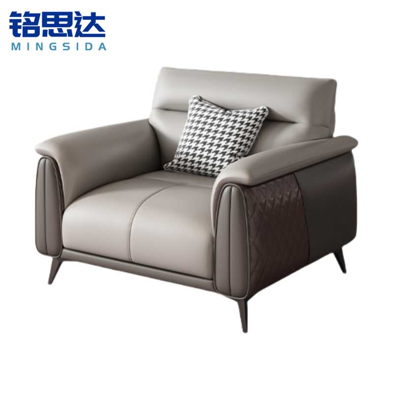 铭思达皮艺沙发单人位张高清大图