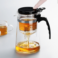 苏氏陶瓷耐热玻璃过滤茶壶茶具 按压式内胆飘逸杯大容量煮茶