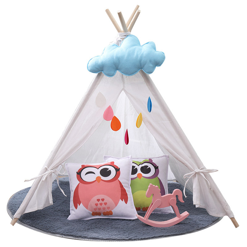 印第安儿童帐篷室内游戏屋小帐篷玩具屋公主生日派对ins房间装饰16米