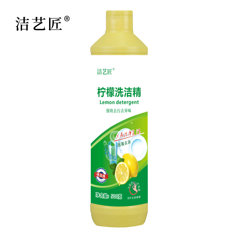 洁艺匠 X-24 柠檬洗洁精 500g/瓶*30瓶/箱(计价单位:箱)高清大图