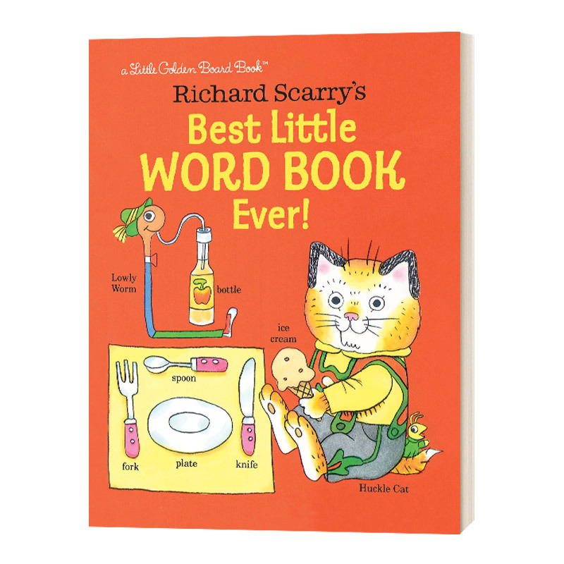 词汇书 [正版]斯凯瑞词汇书 Richard Scarry’s Best Word Book Ever 会讲故事的单词书