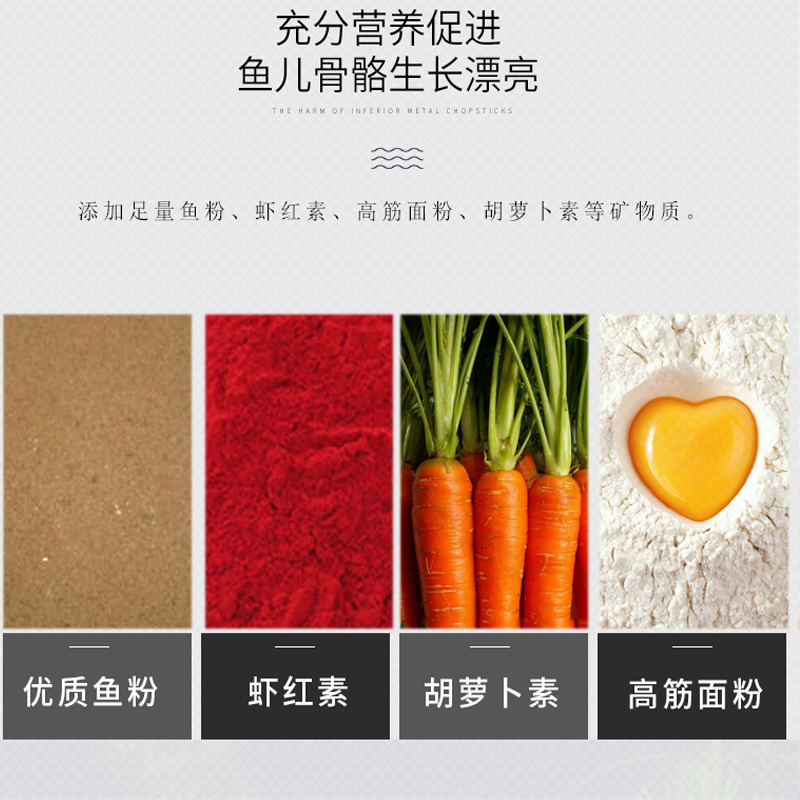 鱼食兰寿金鱼专用饲料泰狮狮子头高蛋白沉底下沉型小颗粒家用鱼粮高清大图