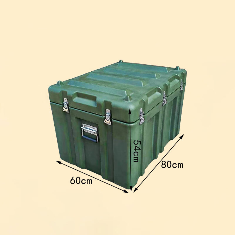 锦北滚塑箱空投箱物资箱户外野营便携式多功能器材周转箱800*600*540高清大图