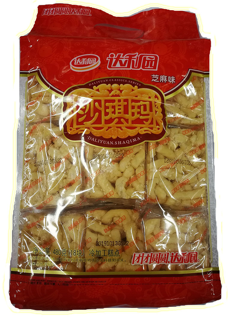 达利园沙琪玛芝麻味480g