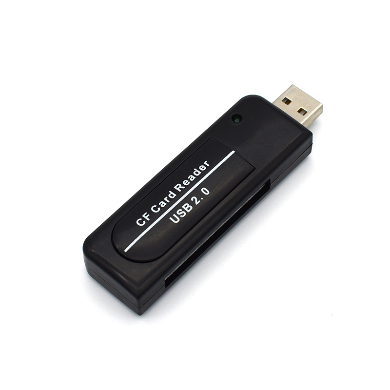黑色201usb20usb20高速读卡器单反相机cf卡专用读卡器数控机床内存卡