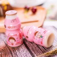 包邮吾尚樱桃小丸子乳酸菌饮品饮料网红儿童早餐酸奶草莓牛奶整箱20瓶