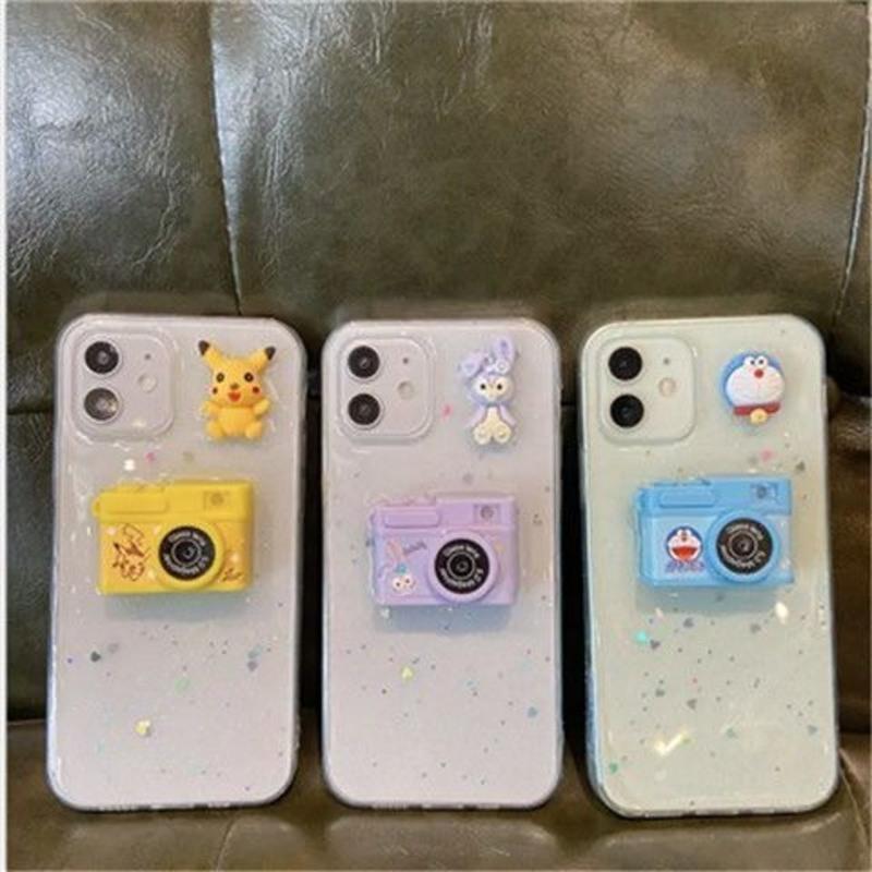 立体星黛露发光相机 苹果12mini 创意立体发光照相机iPhone12promax手机壳苹果11滴胶XS/XR/7pl