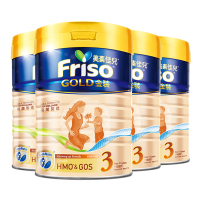 [4罐装 | 港版金装] 美素佳儿(Friso)金装美素力港版 婴儿奶粉美素佳儿3段900g/罐[26年12月]