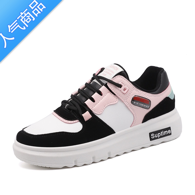 SUNTEK2023春季新款板鞋女学生ins潮小众百搭运动休闲鞋子小白女鞋高清大图