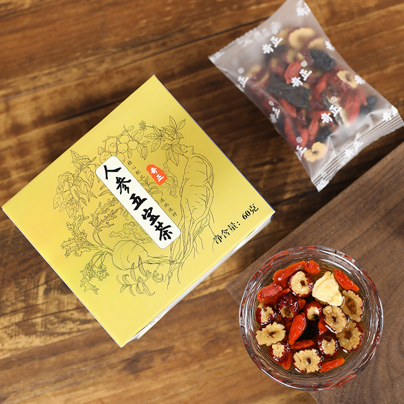 奇正人参五宝茶60g装