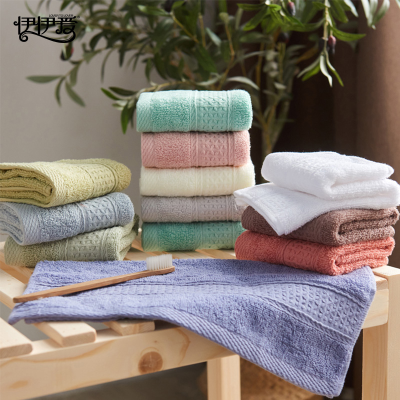 伊伊爱 YBH25252 极简风尚浴巾 浅紫色高清大图