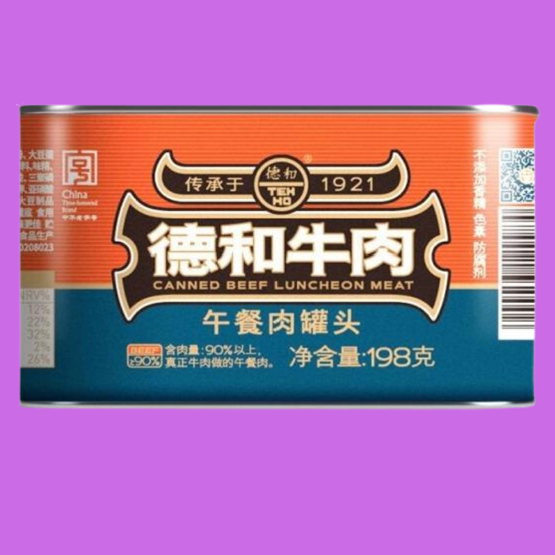 德和(TEHHO)牛肉午餐肉198g/罐