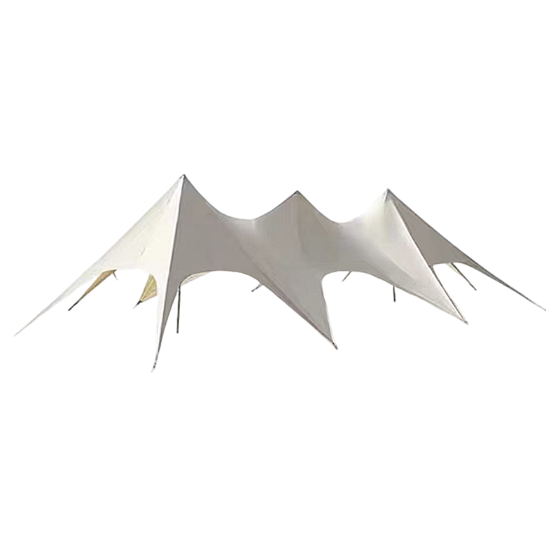 劲脉 三峰天幕 米白色-20*8.6*4.5M 顶高清大图