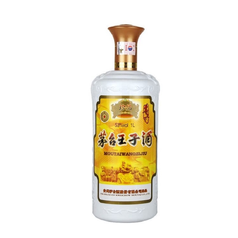 茅台珍品王子酒 贵州茅台酒 酱香型白酒 53度 1L装珍品王子单瓶