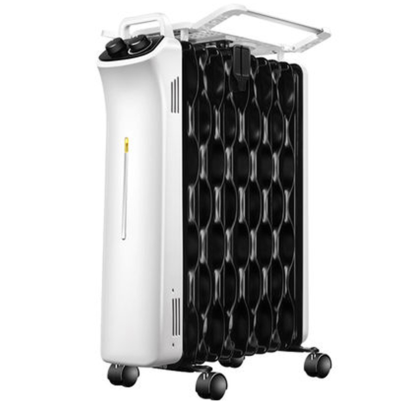 先锋(SINGFUN)取暖器DYT-L1 电热油汀2000W功率 11片家用电暖器 热浪油丁电暖气片 室内加热器 黑色