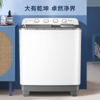 小天鹅(LittleSwan)12公斤家用半自动洗衣机12kg双桶双缸 TP120K10E