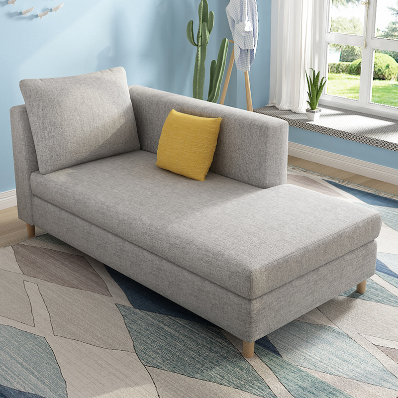 实木布艺贵妃躺椅太妃椅美人榻单人沙发酒店民宿卧室客厅贵妃榻床