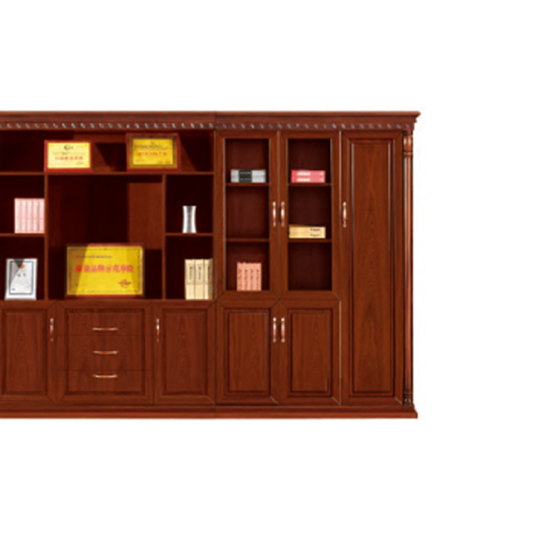 大央文件柜S3F-10 4580W*500D*2200H 书架落地置物架客厅家用靠墙收纳柜子储物柜办公室文件柜简易书高清大图