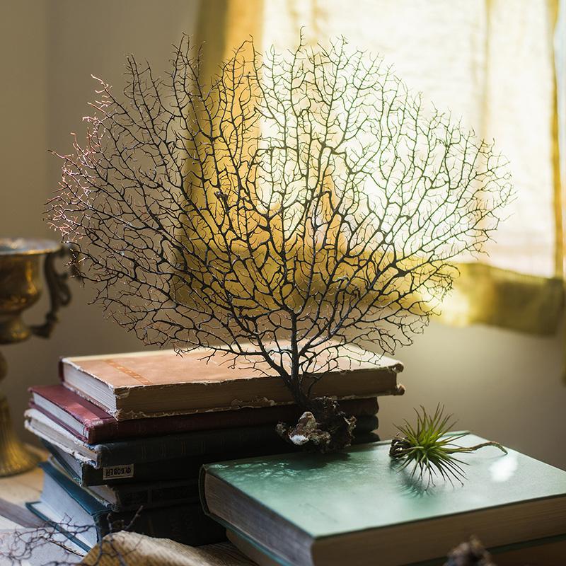 家柏饰(CORATED)海的 珊瑚树 海铁树 装饰摆件花艺搭配鱼缸造景 海树珊瑚A款高清大图