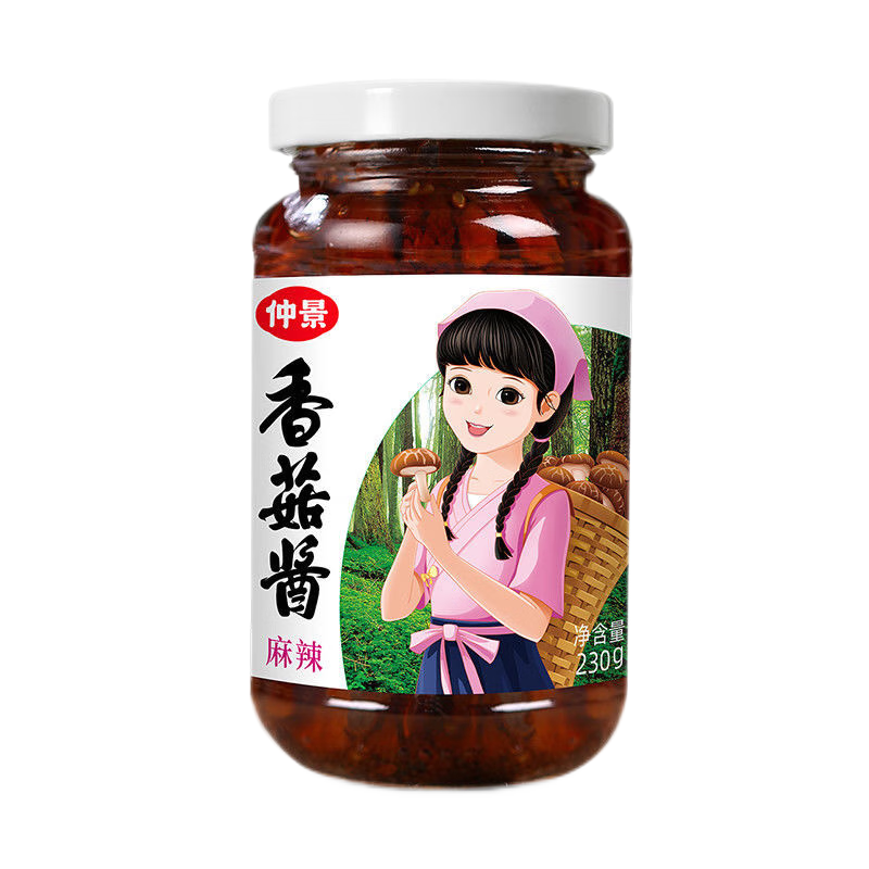 仲景麻辣香菇酱230g高清大图