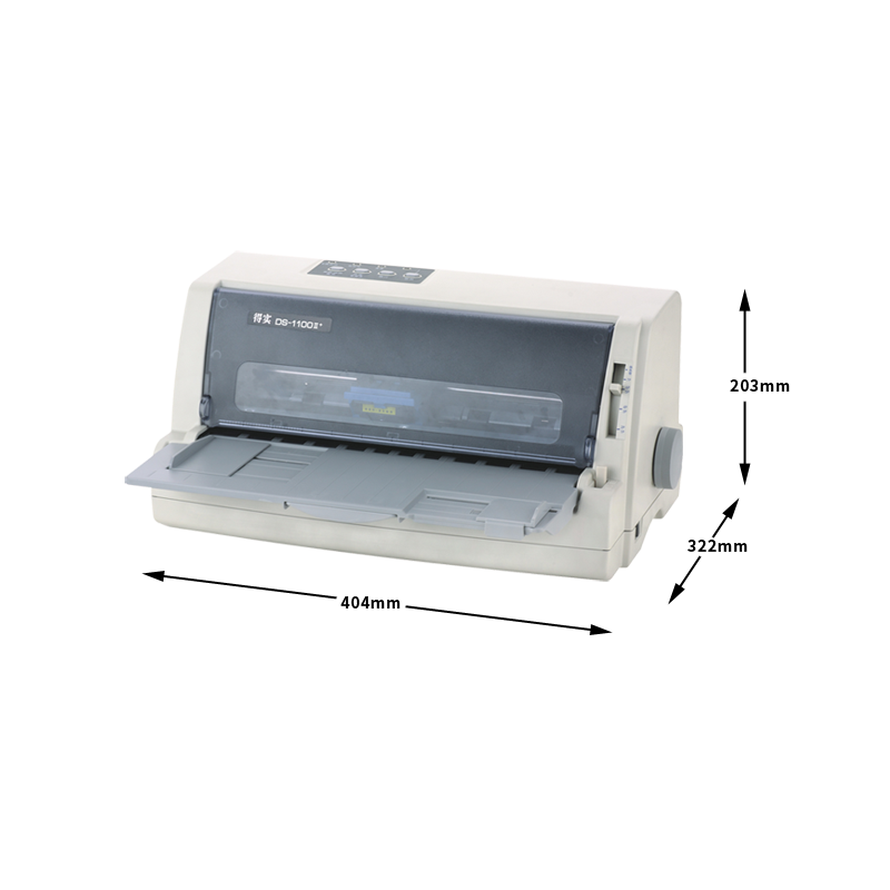 得实(Dascom)DS-1100II+ 24针82列平推票据针式打印机