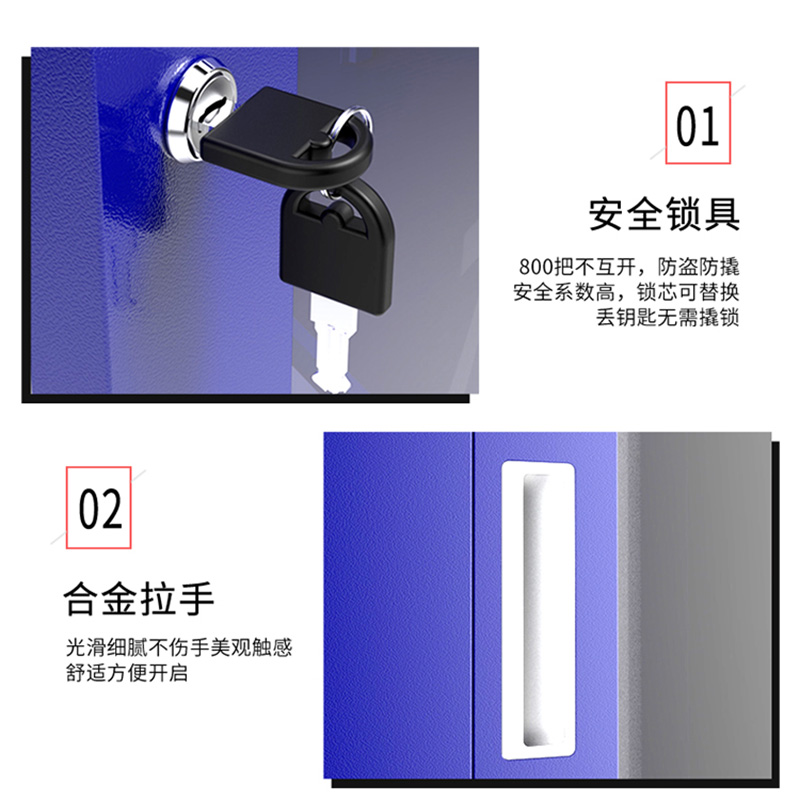 帝德龙防暴柜装备柜FB6 1200*400*1600mm高清大图
