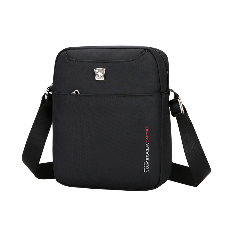 爱华仕(OIWAS) 休闲时尚 单肩包 OCK5551 黑色高清大图