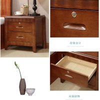富和美(BNF)床实木床办公实木床021(床垫和床头柜选配)