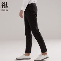 【断码清仓1件1.5折价：37.4，7月25日0点】CHIN祺春季薄款休闲裤男士男裤商务工装长裤棉弹力裤子