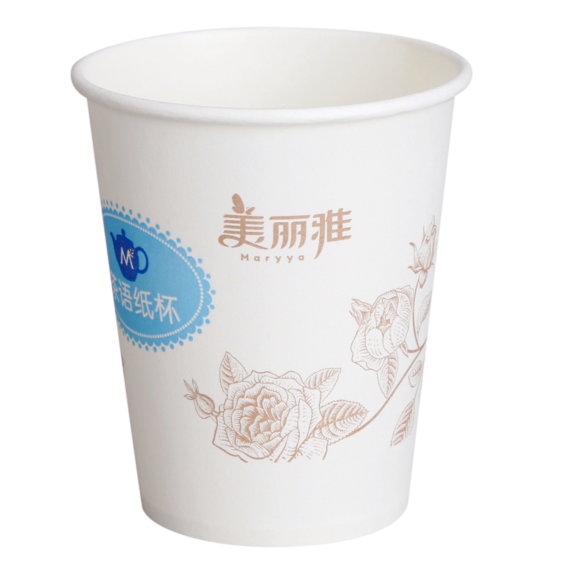 美丽雅 纸杯 不渗漏无异味 加厚50只 250ml 一次性杯子