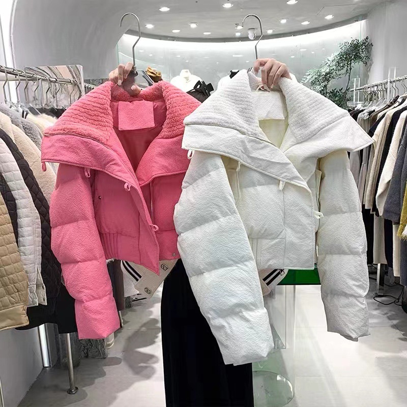 2025年新款棉服女冬短款宽松韩版百搭潮流棉衣小个子棉袄加厚外套高清大图