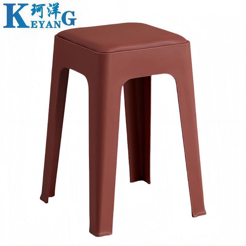 珂洋 塑料凳 软包(红色) 个高清大图