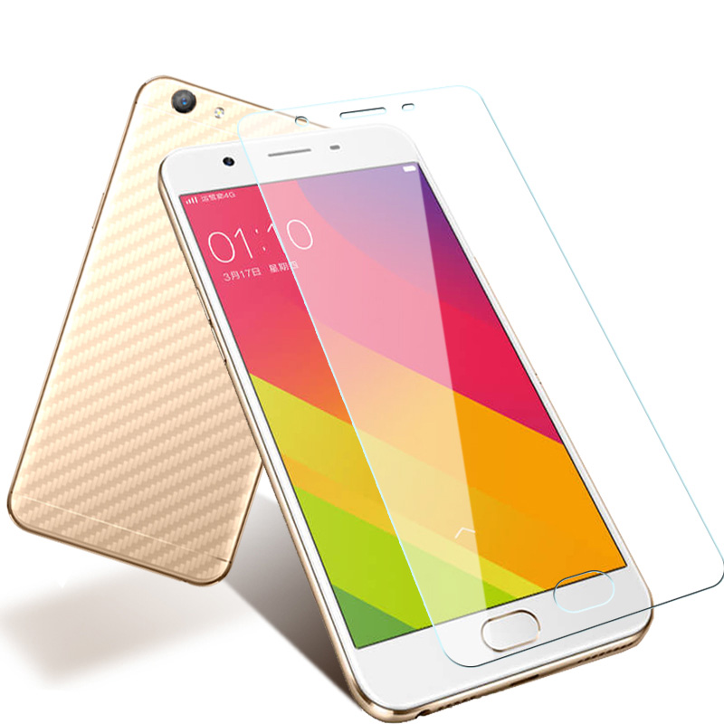 [买2送手机壳]轻万适用oppoa73钢化膜手机保护膜oppo手机贴膜高清透明玻璃膜a73非全屏膜高清大图