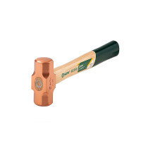 世达(SATA)工具紫铜锤胡桃木柄八角铜锤3磅/1把 92367